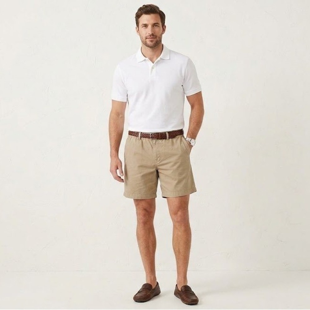 New Chubbies The‎ Dunes Shorts Men XXL Tan 7" Originals Stretch Twill Chino